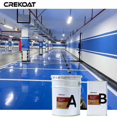 Surfaces en béton revêtement de sol industriel époxy pour garages et aéroports