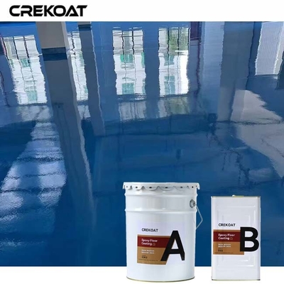 Temps de durcissement rapide Peinture epoxy industrielle pour plancher en béton avec des copeaux de marbre ou de granit