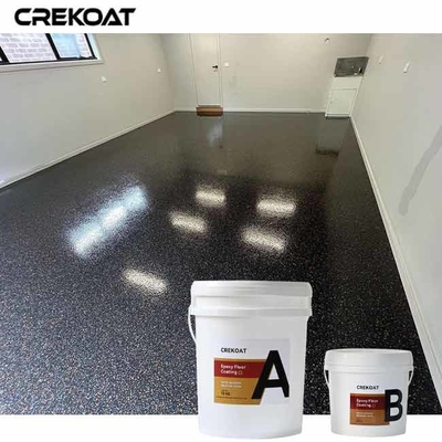 Peinture anti-dérapant polyaspartique résistant à la chaleur avec une apparence cristalline brillante