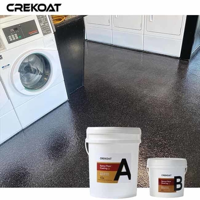 Peinture anti-dérapant polyaspartique résistant à la chaleur avec une apparence cristalline brillante