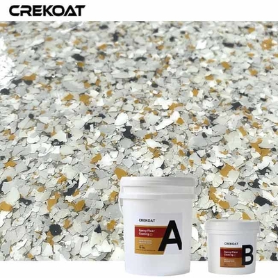 Faible odeur Polyaspartic Floor Floor Gloss Retention Maintient la finition brillante au fil du temps