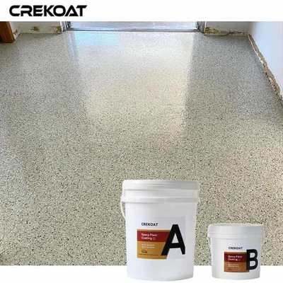 Faible odeur Polyaspartic Floor Floor Gloss Retention Maintient la finition brillante au fil du temps