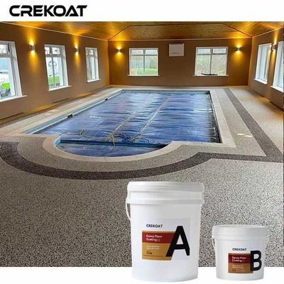 Des conceptions personnalisées Résine Lavé Pebble Stone Epoxy Résistance au glissement Et l'entretien facile