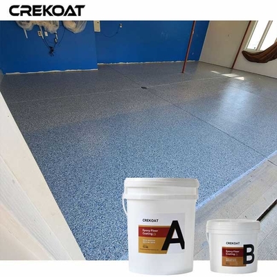 Systèmes hybrides plancher époxy de garage ombrageant époxy avec des flocons métalliques