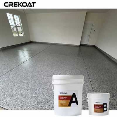 Couche de plancher en flocons 3D Floor Coating Epoxy Embedded Metallic Flakes pour un effet de brillance