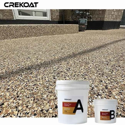 Stabilité UV Epoxy pour sol en flocons pour une longue durée