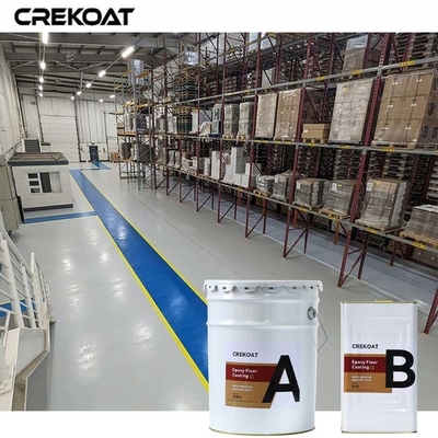 Peinture époxy auto-nivelée disponible dans différentes nuances et options brillantes/mates
