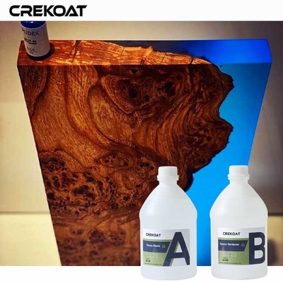 Stabilité UV améliorée verre liquide versé en profondeur époxy pour une vibration de couleur durable