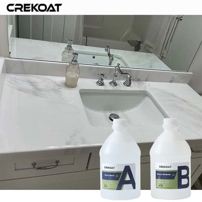 Résine transparente auto-nivelable pour le dessus de table Finition lisse Clarité exceptionnelle