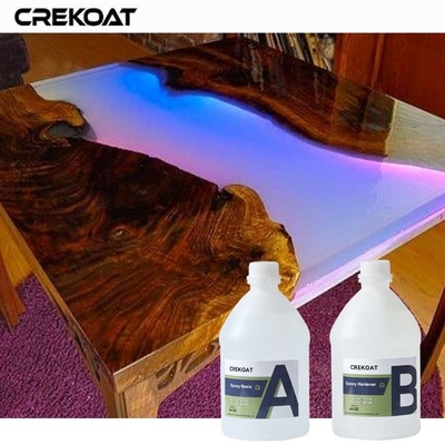 Stabilité UV améliorée verre liquide versé en profondeur époxy pour une vibration de couleur durable