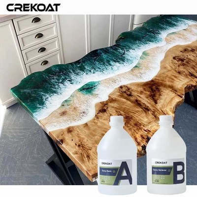 Résistance aux UV Résine cristalline pour tablettes et meubles