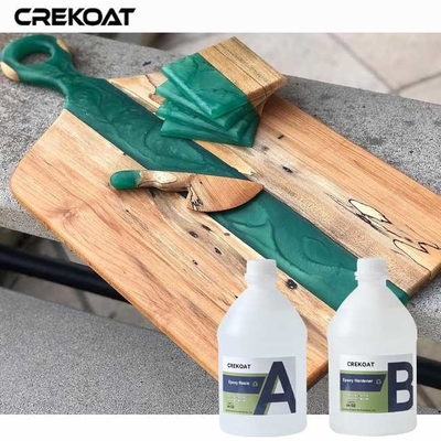 Résine époxy claire pour le bois Formule à faible jaunissement pour maintenir la clarté
