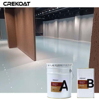 100% Continuous Surface Self-Leveling Epoxy Floor Coating with 5:1 Mix Ratio and 12 Months Shelf Life