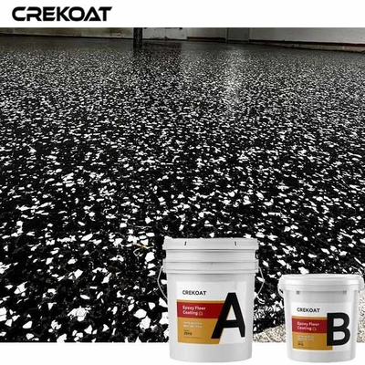 Le béton de résine époxyde de flocon peignent l'anti protection de glissement pour le plancher de garage