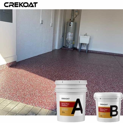 Plancher de résine époxyde d'émission de flocon de vinyle enduisant le manteau de Polyaspartic