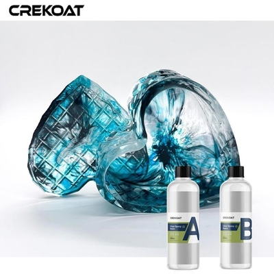 Résine de coulée liquide cristalline claire de qualité marine pour artisanat à thème aquatique