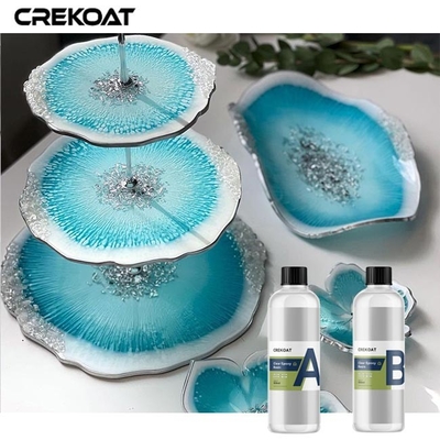 Résistance aux rayons UV Résine époxy claire Coat finition Formule à faible odeur Protège les surfaces