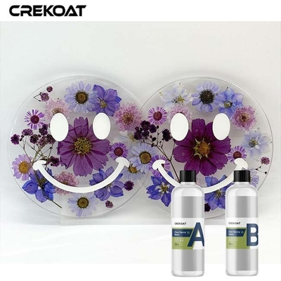 Époxy acrylique clair et très brillant avec une résistance minimale aux bulles d'air