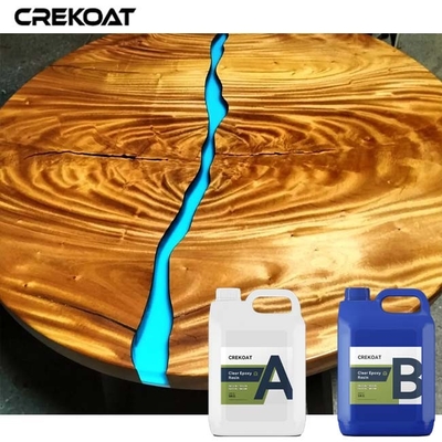 Résine de revêtement epoxy transparente non jaunissante pour comptoir de cuisine