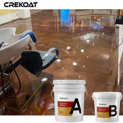 Manteau époxyde métallique de revêtement de plancher d'anti glissement hygiénique utilisé dans les salons de coiffure