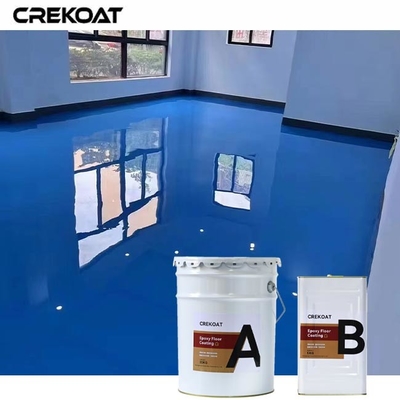 Temps de durcissement rapide Peinture epoxy industrielle pour plancher en béton avec des copeaux de marbre ou de granit