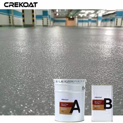 Plancher époxy résistant aux produits chimiques et antidérapant, améliorant la luminosité dans les entrepôts